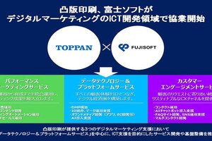 凸版印刷と富士ソフトが協業開始‐デジタルマーケティング事業の強化