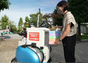 ドコモ×UR、自動配送ロボットが団地で日用品運ぶ実証実験を開始