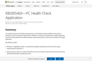 Windows 11への更新チェックアプリを自動配信、Microsoft
