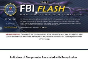 ランサムウェア「Ranzy Locker」、FBIが対策方法を公開