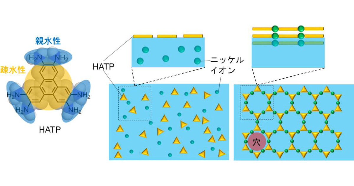 水面に油膜が広がる現象を利用した簡便なナノシート作製法を大阪府立大