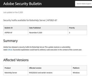 Adobe、複数製品の脆弱性に対処するセキュリティアップデートリリース