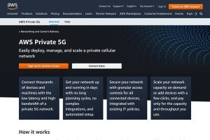 プライベートな5Gネットワークを数日で構築できる「AWS Private 5G」発表