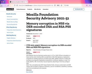 Mozillaのセキュア通信ライブラリ「NSS」に脆弱性、Thunderbirdなどに影響