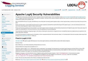 Java用ロギングライブラリ「Apache Log4j 2」にリモートコード実行の脆弱性
