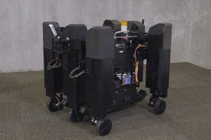 ソニーグループ、不整地でも安定かつ高効率に移動できる6脚車輪ロボットを開発