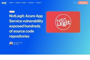 Azure App Serviceの一部アプリコード、4年間アクセス可能な状態