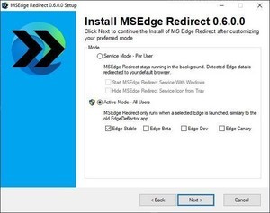 Microsoft Edge利用の強制回避、「MSEdgeRedirect」が有効か