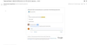 Googleドキュメントのコメント機能を悪用したフィッシング攻撃確認
