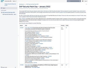 SAP、2022年1月の月例セキュリティパッチリリース - 9件の脆弱性修正