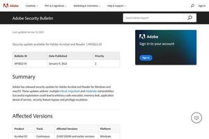 Adobe Acrobatなどに緊急の脆弱性、直ちにアップデートを