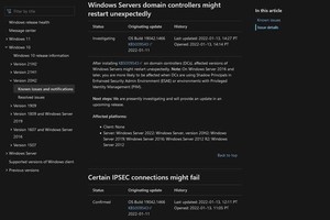 1月のWindows Update適用したWindows Serverで再起動の問題発生