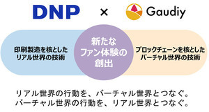 DNPとGaudiy、ブロックチェーン活用した「推し活」支援に向けた協業