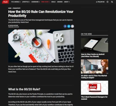 「How the 80/20 Rule Can Revolutionize Your Productivity」