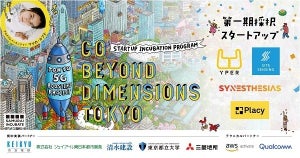 5Gを街中実装するスタートアップが決定 - 「GO BEYOND DIMENSIONS TOKYO」
