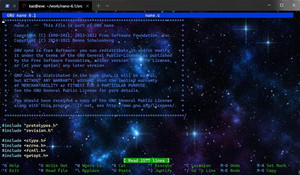 GNU nano バージョン6.1がリリース