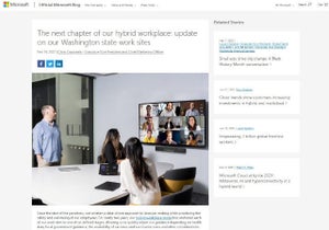 Microsoft、ハイブリッドワークの定着と最終段階へ移行を公式ブログで報告