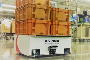 ASPINA、自動搬送ロボット「AspinaAMR」の販売に向けた体験会を実施