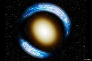 129億年前の銀河から恒星の誕生と死のサイクルの兆候を確認、アルマ望遠鏡
