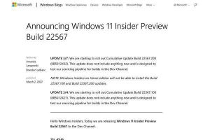 Windows 11 22H2の新機能、ほぼ現在の開発版でコンプリート