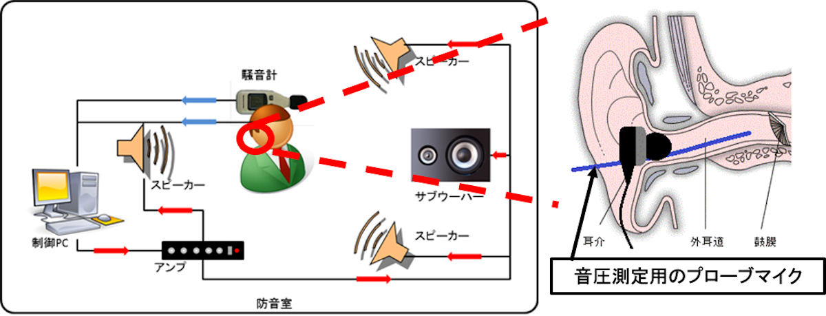 測定システムの模式図