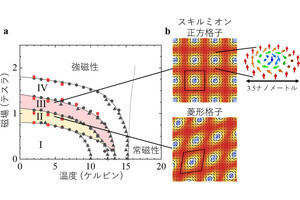 東大など、超高密度な「磁気スキルミオン」を生成できる二元合金を発見