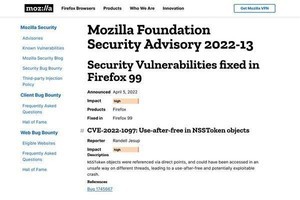 FirefoxとThunderbirdに重要な脆弱性、アップデートを