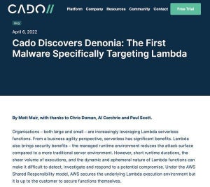 AWS Lambda狙う新種の暗号資産マイナー型マルウェア「Denonia」登場