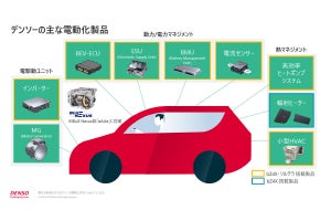 デンソーの電動化製品、トヨタ「bZ4X」とSUBARU「ソルテラ」に採用
