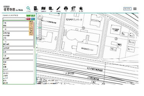 ゼンリン住宅地図 富山市 2022 2019ゼンリン住宅地図 