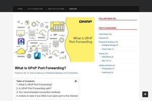 UPnPは使わないことを推奨、QNAP NAS