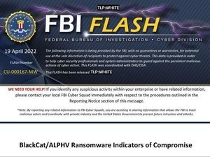 ランサムウェア「BlackCat/ALPHV」について警告、FBI