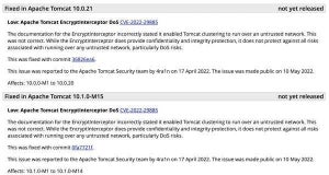 Apache TomcatのEncryptInterceptorのドキュメントに安全性を誤認させる記載誤り