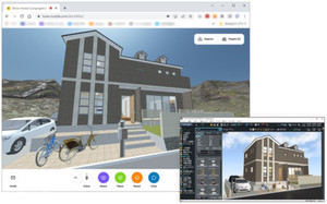 メガソフト、3Dマイホームデザイナーでメタバース用データ出力 