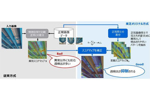 東芝、インフラ点検向けに数枚の正常画像で異常個所を検出するAIを開発