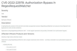 Spring Securityに認証回避の脆弱性、アップデートを
