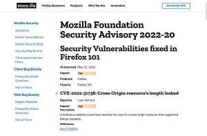 FirefoxとThunderbirdに重要な脆弱性、アップデートを