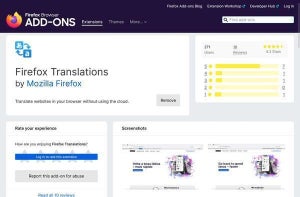 Firefoxに完全ローカルで機能する翻訳アドオン登場、EU支援での研究開発