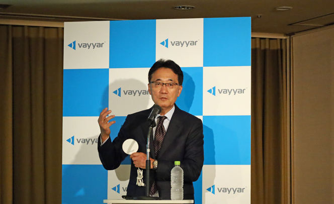 Vayyar Careを持つ田口代表