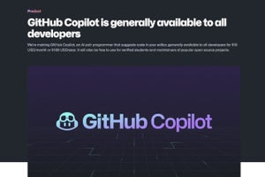 AIを活用したペアプログラミングツール「GitHub Copilot」一般公開