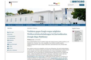 ドイツのカルテル庁、Google Mapsを競争阻害の可能性で訴訟手続き開始