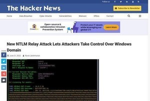 新たなWindows NTLMリレー攻撃「DFSCoerce」発見