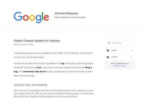 Google Chromeに重要な脆弱性、アップデートを