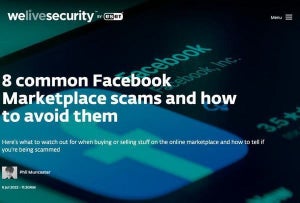 Facebook Marketplaceの8つの典型的な詐欺とその回避策とは？