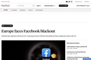 FacebookとInstagram、欧州でサービス停止に直面