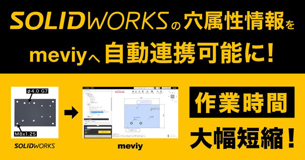 meviyの穴タイプ自動認識機能