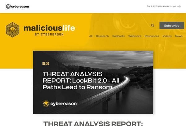 THREAT ANALYSIS REPORT: LockBit 2.0 - All Paths Lead to Ransom