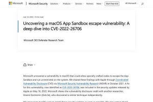 Microsoft、Macの脆弱性を発見