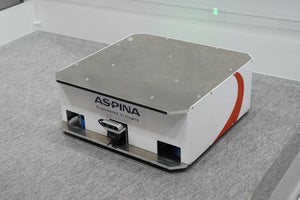 テクノフロンティア2022 - 自律走行搬送ロボットの新製品を展示するASPINA