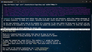 WSLのクリップボードをサポートしたテキストエディター「micro」v2.0.11